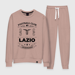 Костюм хлопковый женский Lazio: Football Club Number 1 Legendary, цвет: пыльно-розовый