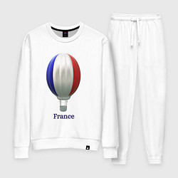 Женский костюм 3d aerostat French flag