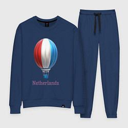 Женский костюм 3d aerostat Netherlands flag