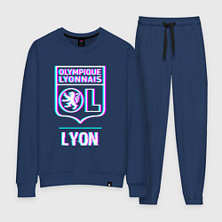 Женский костюм Lyon FC в стиле Glitch