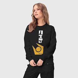 Костюм хлопковый женский City17 - half life, цвет: черный — фото 2