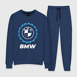 Костюм хлопковый женский BMW в стиле Top Gear, цвет: тёмно-синий