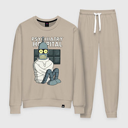Костюм хлопковый женский Bender - hospital, цвет: миндальный