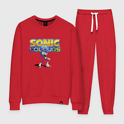 Костюм хлопковый женский Sonic colors - Hedgehog, цвет: красный