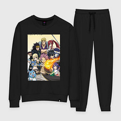 Костюм хлопковый женский Fairy Tail heroes, цвет: черный