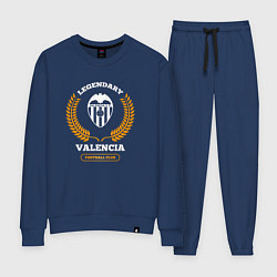 Женский костюм Лого Valencia и надпись legendary football club