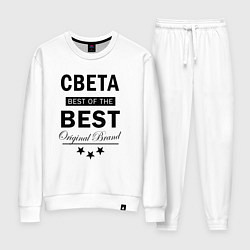 Костюм хлопковый женский Света best of the best, цвет: белый