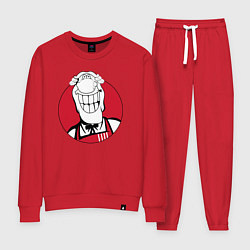 Костюм хлопковый женский Доктор Ливси - KFC Edition, цвет: красный