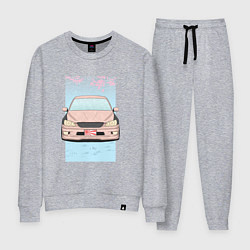 Костюм хлопковый женский Toyota Altezza stance, цвет: меланж