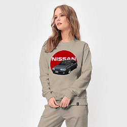 Костюм хлопковый женский Nissan B-14, цвет: миндальный — фото 2