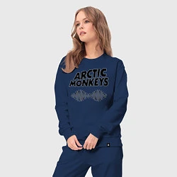Костюм хлопковый женский Arctic Monkeys, цвет: тёмно-синий — фото 2