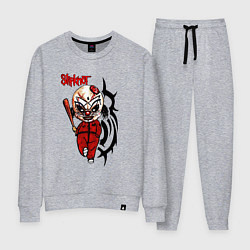 Костюм хлопковый женский Slipknot fan, цвет: меланж