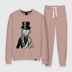 Костюм хлопковый женский Гробовщик, цвет: пыльно-розовый