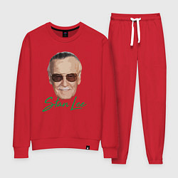 Костюм хлопковый женский Mister Stan Lee, цвет: красный