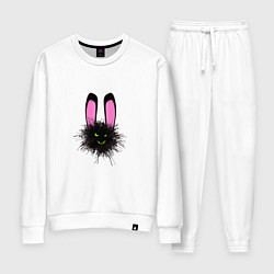 Костюм хлопковый женский Bunny dust, цвет: белый