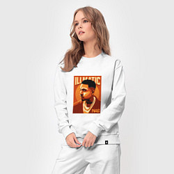 Костюм хлопковый женский Nas Illmatic, цвет: белый — фото 2