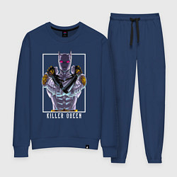 Костюм хлопковый женский Killer Queen anime, цвет: тёмно-синий