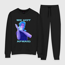 Костюм хлопковый женский Dottore, Be not Afraid, цвет: черный