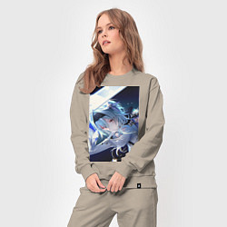 Костюм хлопковый женский Эола - Геншин Импакт, цвет: миндальный — фото 2