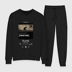 Костюм хлопковый женский Linkin Park Numb, цвет: черный