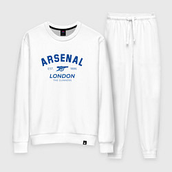 Костюм хлопковый женский Arsenal london the gunners, цвет: белый