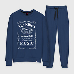 Костюм хлопковый женский The Killers в стиле Jack Daniels, цвет: тёмно-синий