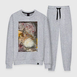 Костюм хлопковый женский Autumn, цвет: меланж