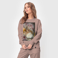 Костюм хлопковый женский Autumn, цвет: пыльно-розовый — фото 2