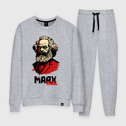 Костюм хлопковый женский Karl Marx - 3 цвета, цвет: меланж