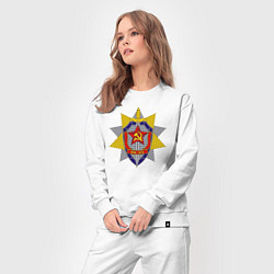 Костюм хлопковый женский ВЧК КГБ, цвет: белый — фото 2