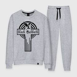 Костюм хлопковый женский Black Sabbath Cross, цвет: меланж