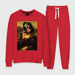 Костюм хлопковый женский Мона Марла, цвет: красный