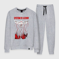 Костюм хлопковый женский SoD media, цвет: меланж
