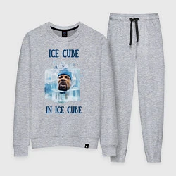 Костюм хлопковый женский Ice Cube in ice cube, цвет: меланж
