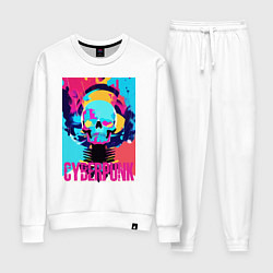 Женский костюм Cool skull - cyberpunk - pop art