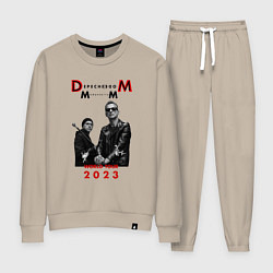Костюм хлопковый женский Depeche Mode 2023 Memento Mori - Dave & Martin 03, цвет: миндальный