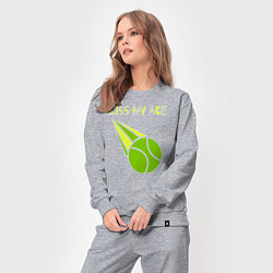 Костюм хлопковый женский Tennis ace, цвет: меланж — фото 2