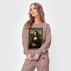 Костюм хлопковый женский Mona Lisa - original, цвет: пыльно-розовый — фото 2