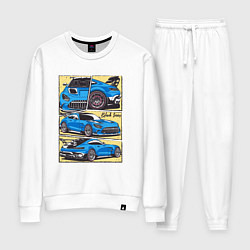 Костюм хлопковый женский Mercedes-Benz AMG GT Black Series, цвет: белый