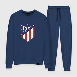 Костюм хлопковый женский Atletico Madrid FC, цвет: тёмно-синий
