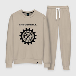 Костюм хлопковый женский Industrial - Инженерная Слава России, цвет: миндальный