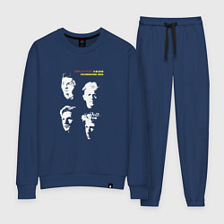 Костюм хлопковый женский Depeche Mode - Black celebration tour, цвет: тёмно-синий