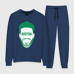 Костюм хлопковый женский Boston Tatum, цвет: тёмно-синий