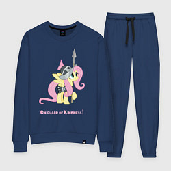 Костюм хлопковый женский Флаттершай на страже добра, цвет: тёмно-синий