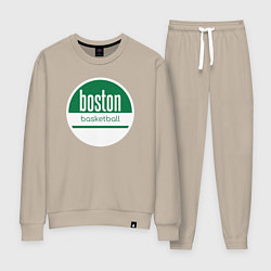 Костюм хлопковый женский Boston basket, цвет: миндальный