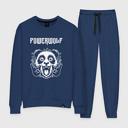 Костюм хлопковый женский Powerwolf rock panda, цвет: тёмно-синий