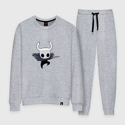Костюм хлопковый женский Маленький рыцарь Hollow Knight, цвет: меланж