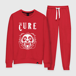 Костюм хлопковый женский The Cure rock panda, цвет: красный