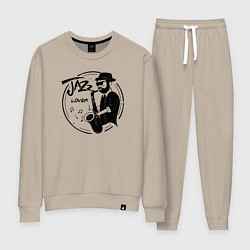 Костюм хлопковый женский Jazz lover, цвет: миндальный