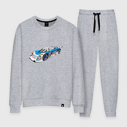 Костюм хлопковый женский Toyota Toms Le mans, цвет: меланж